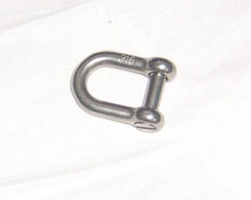 D' Shackle clip spearfishing accessory