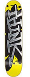 Think Spray tag Yellow Skateboard Deck Think Spray tag Yellow Skateboard Deck