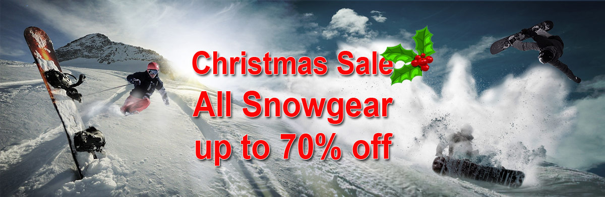 Snow gear on sale now