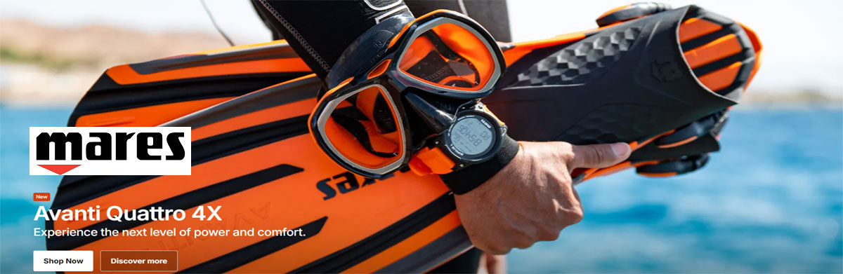 Mares Quattro new colour Orange