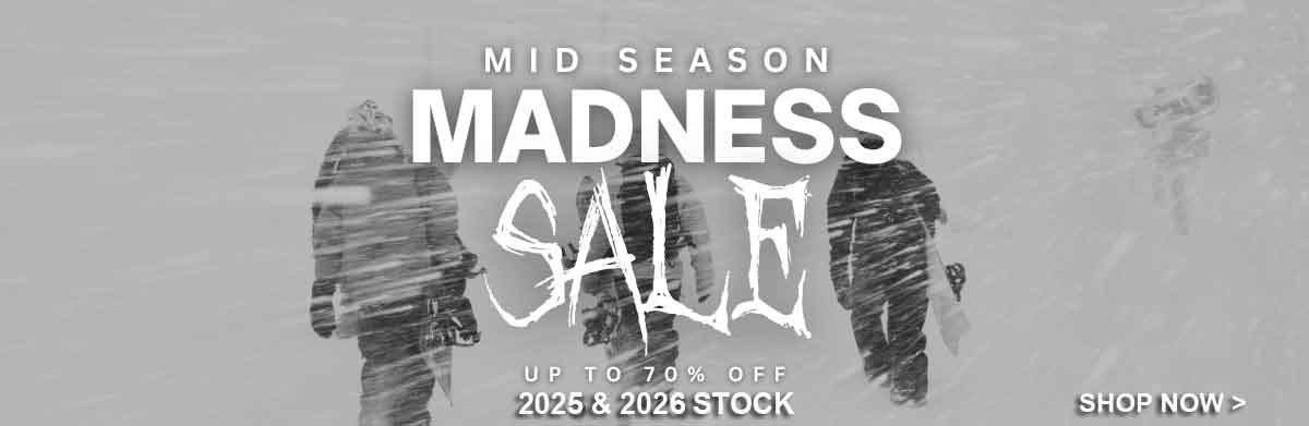 Snowski Snowboard sale mid season 10% to 70% off