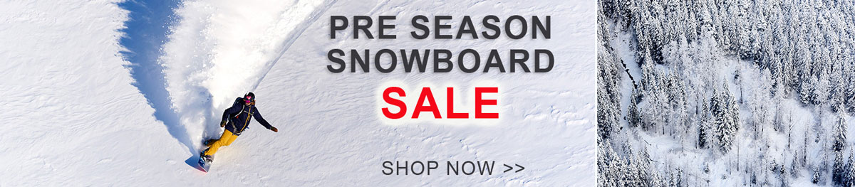 Pre Season snowboard sale