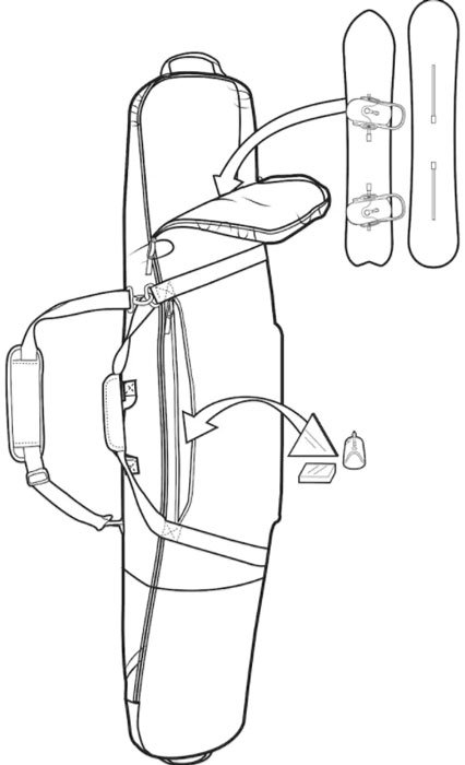 Burton Gig Snowboard Bag - Detail