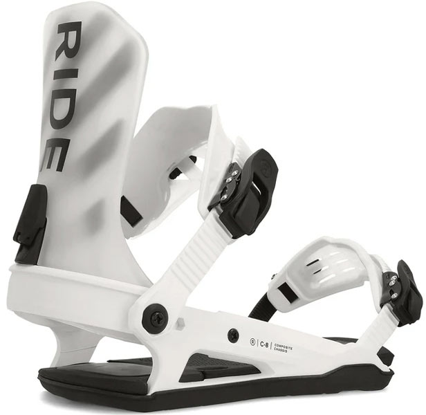 Ride C8 Bindings white 2024 Wilderness Snowboards