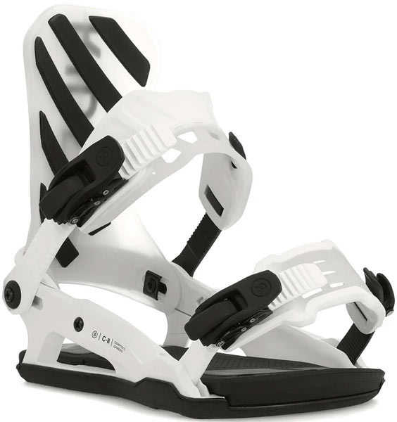 Ride C8 Bindings white 2024 Wilderness Snowboards