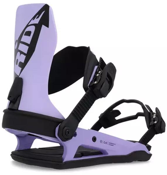Ride C6 Bindings Digital Violet 2023 Wilderness Snowboards