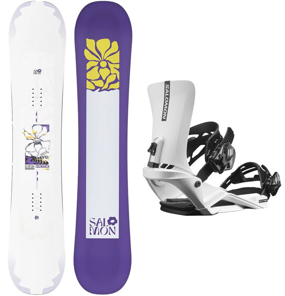 Salomon Lotus 2027 /Rhythm Ladies Snowboard Package