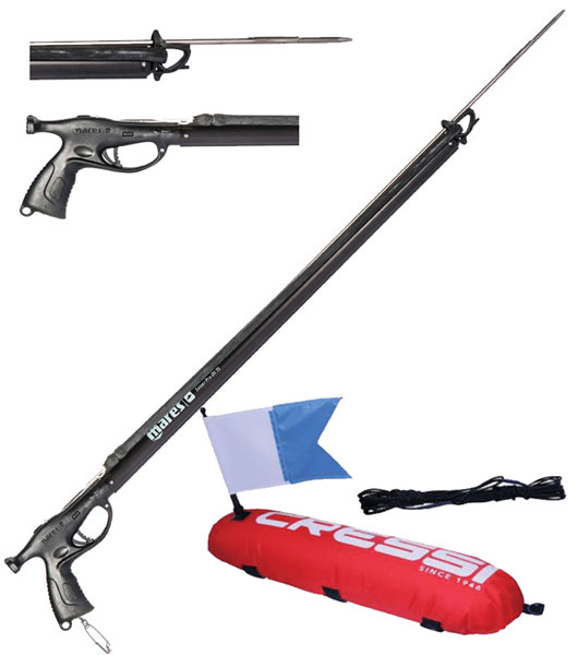 Mares Sniper Pro Speargun & Cressi Float 
