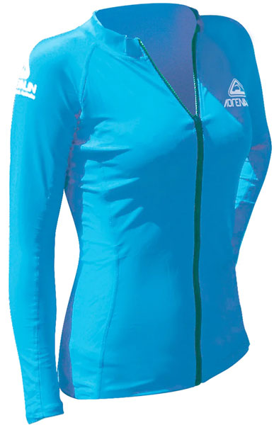 Adrenalin Beach Lady L/S Zip Aqua