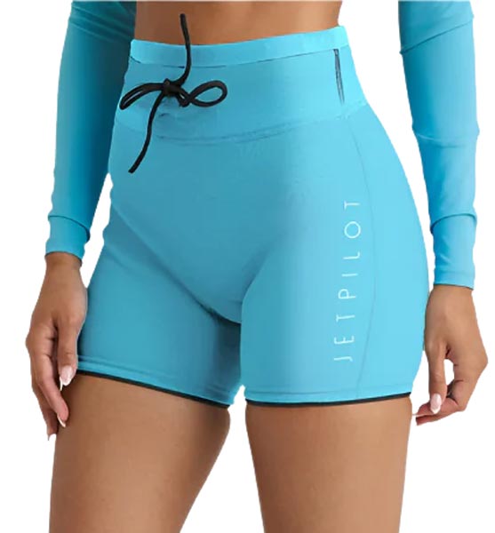 Jetpilot Corp 5" High Waist Shorts Blue 