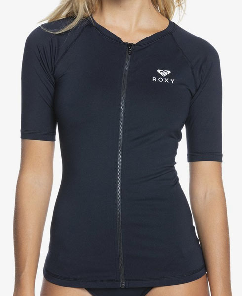 Roxy Essential Zip S/S Rashie