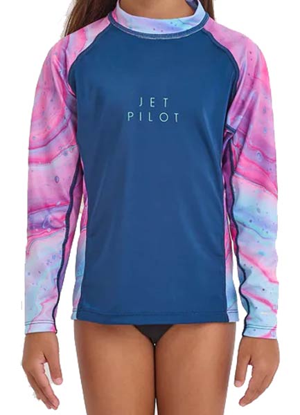 Jetpilot Girls LS/S Rashie