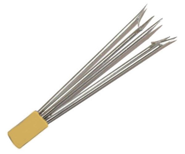 5 Barb Prong Brass Cluster 5/16" thread 