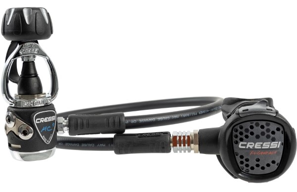 Cressi XS Compact/MC9 Yolk Black