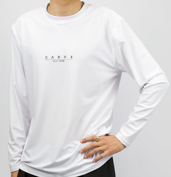 Carve L/S Insignia Rash Shirt White