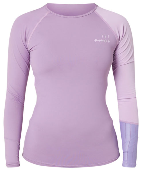 Jetpilot Ladies Cause L/S Top UV 50+ Purple 