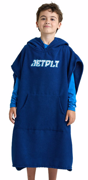 Jetpilot Junior Hooded Towel Blue