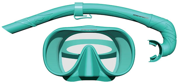 Mirage Sunset Mask & Snorkel Aqua