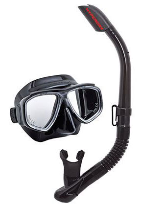 Tusa Splendive Mask & Snorkel Black