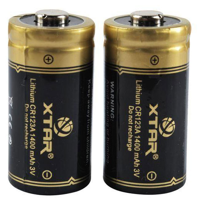 XTAR CR123A Battery