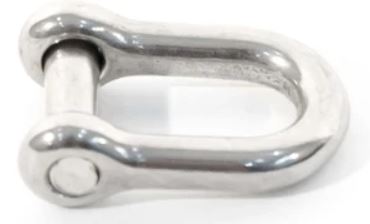 Huntmaster D Shackle Flat Lock HD 4mm