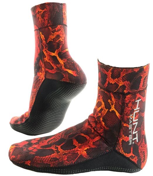 Huntmaster 3.5mm Fin Sock Red