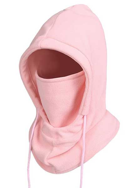 WSS Balaclava Hoodclava Fleece Pink