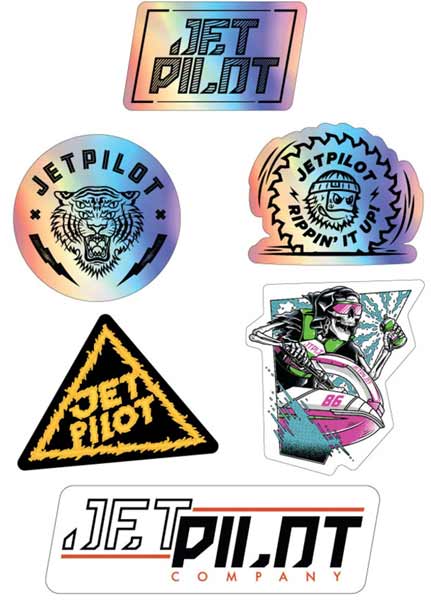 Jetpilot Sticker Pack