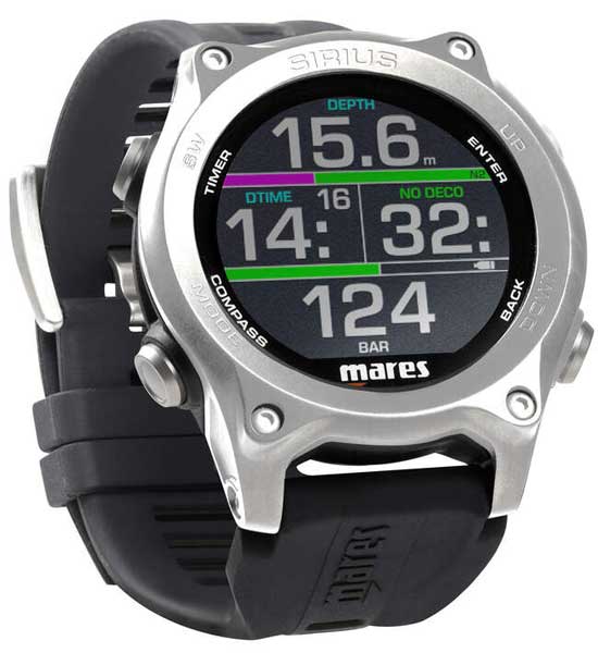 Mares Sirius Wrist Dive Computer Wilderness Scuba