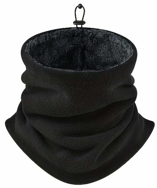Neck Warmer Fleece w Drawstring Wilderness Sea n' Ski