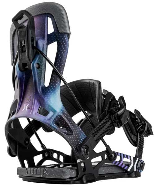 Flow NX2 Space Black Snowboard Bindings 2025 | WSS Snowboards