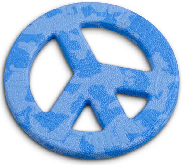 Crab Grab Peace Blue Swirl