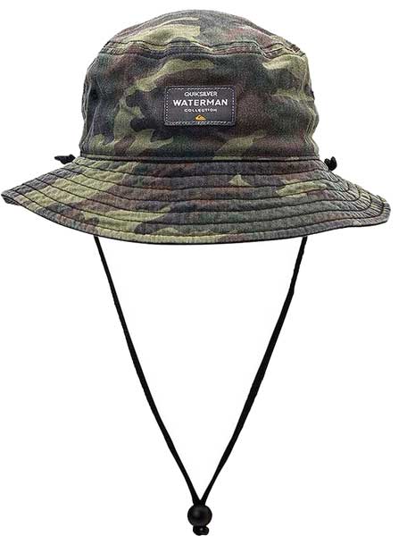 Quiksilver Bushmaster Boonie Safari Bucket Hat Thyme- WSS