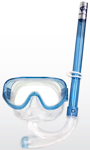 Tusa RT Capri Mask & Snorkel Set Blue