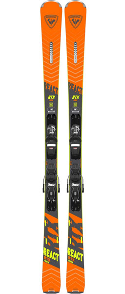 ROSSIGNOL REACT RTX スキー 156cm ポール付き Rossignol React RTX Skis w Xpress 10 - WSS Snow Store