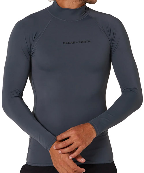 O&E L/S Script Rash Shirt 