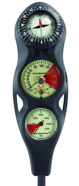 Scubapro Triple SPG + Depth +Compas