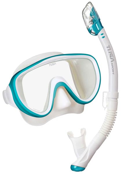 Tusa Serene Mask & Snorkel White/OG