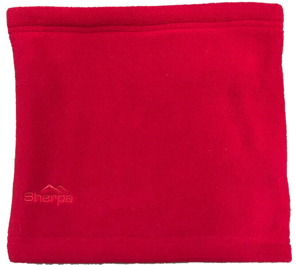 Neck Warmer Sherpa Adult Red