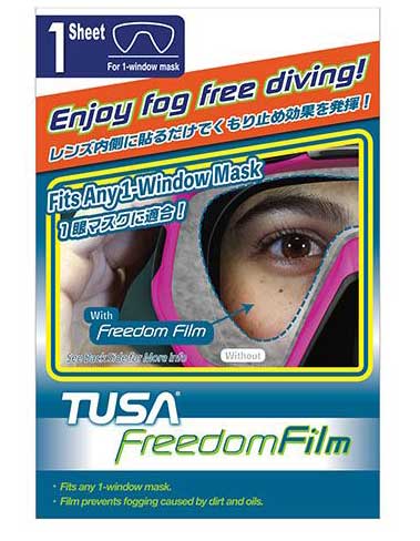 Tusa Mask Anti Fog Film Single lense 