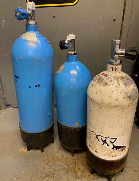 Steel Scuba Tanks Ex Rental 