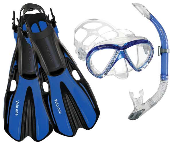 Mares Volo Snorkel Set Blue