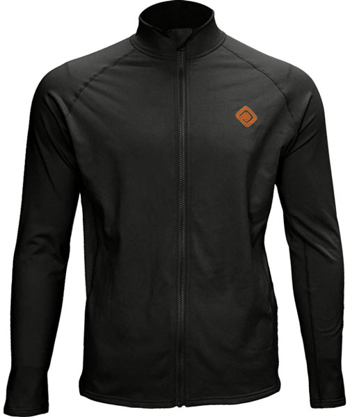 Oceanpro 2TF Thermal Rashie Black L/S Zip