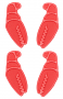 Crab Grab Mini Claws Stomp Pads 4pk