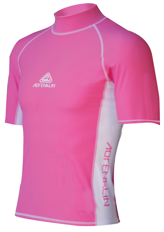 Adrenalin Junior S/S Rash Shirt Pink