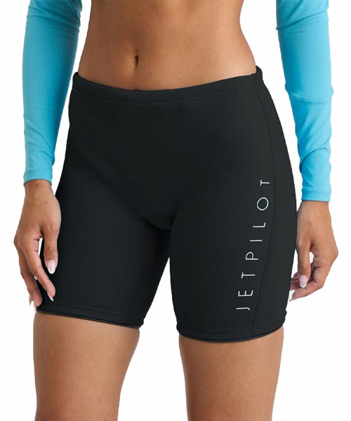 Jetpilot Corp 7" High Waist Shorts Black