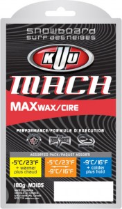 KUU Mach Snowboard 3 Temp Pack Wax 