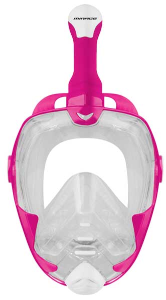 Mirage Galaxy Full Face Mask & Snorkel Pink