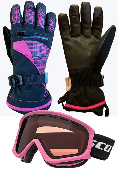 Magellan Thinsulate Gloves & Scott Goggles