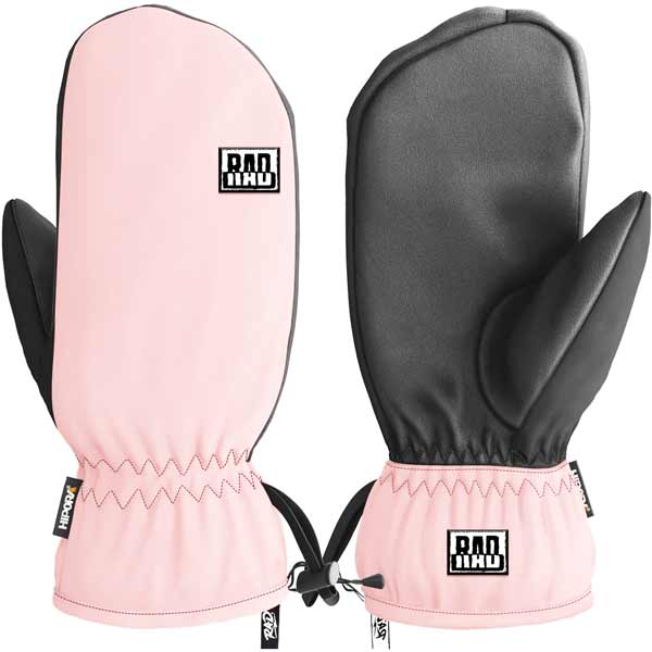 Rad Squad Mitts Baby Pink